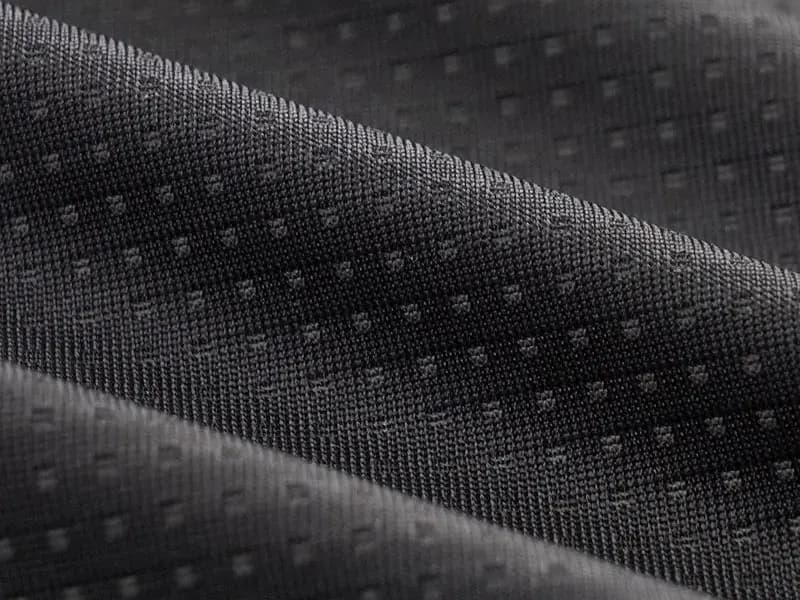 Close-up of a stretch jacquard skinsuit fabric